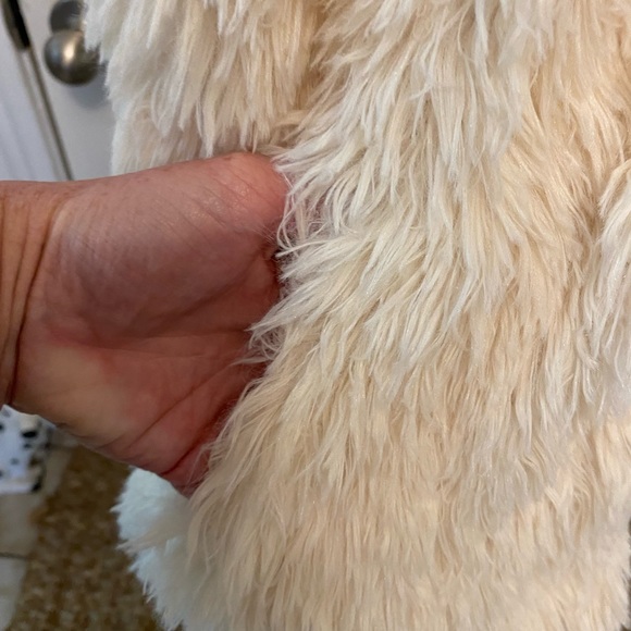 PIKO 1988 Soft Fuzzy Faux Fur Best with Hood M - Picture 5 of 10